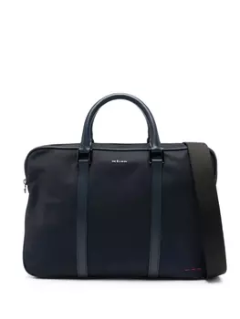 Kiton портфель с логотипом, синий