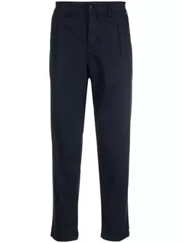 Kiton прямые брюки чинос, синий