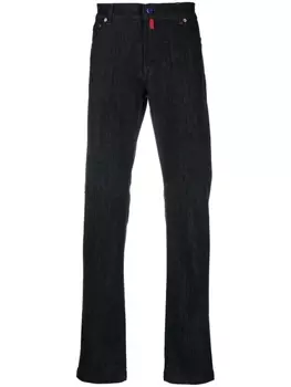 Kiton прямые джинсы, синий