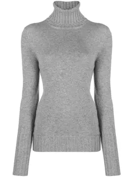 Kiton roll-neck cashmere jumper, серый
