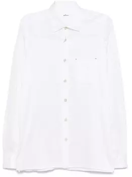 Kiton рубашка на пуговицах, белый