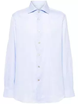 Kiton рубашка на пуговицах, синий