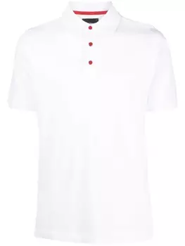 Kiton рубашка поло с короткими рукавами, белый