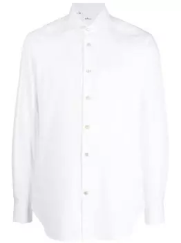 Kiton рубашка с длинными рукавами, белый