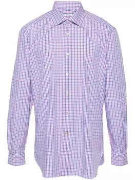 Kiton рубашка в клетку, розовый