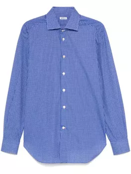 Kiton рубашка в клетку, синий