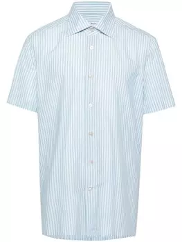 Kiton рубашка в полоску, зеленый