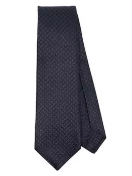 Kiton шелковый галстук, синий