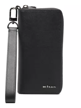 Kiton складной бумажник, черный
