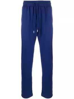 Kiton спортивные брюки из джерси, синий