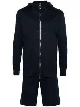 Kiton спортивный костюм с шортами, синий