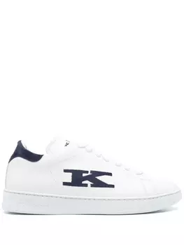 Kiton сшивание кроссовок, белый