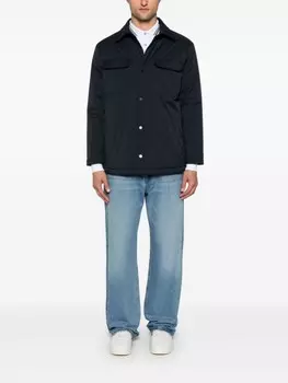 Kiton стеганый пуховик, синий