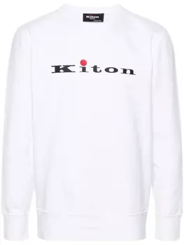 Kiton толстовка с логотипом, белый