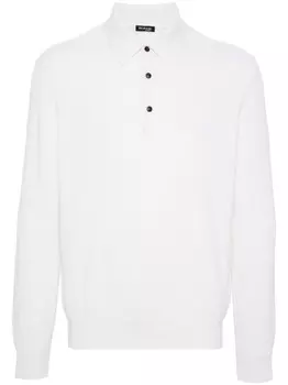 Kiton трикотажная рубашка поло, белый