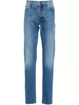 Kiton узкие джинсы, синий