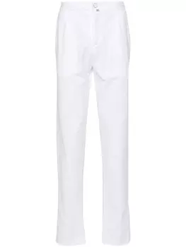 Kiton зауженные брюки, белый