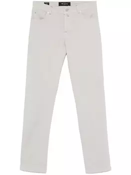 Kiton зауженные джинсы, серый