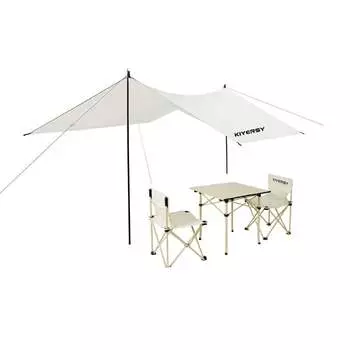 Kiversy Canopy KYS-105+Leiden Комплект складного стола и стула (один стол и два стула) KYS-802 Хаки