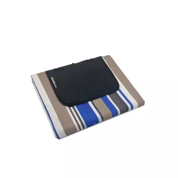 Kiversy коврик для пикника ткань Оксфорд плед пляжный влагостойкий коврик складной уличный весенний коврик для прогулок синяя полоска 150*200