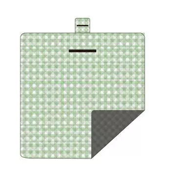 Kiversy коврик для пикника, влагостойкий коврик, принадлежности для улицы, коврик для палатки, травяной коврик, зеленый и белый сетчатый коврик 200*200 см