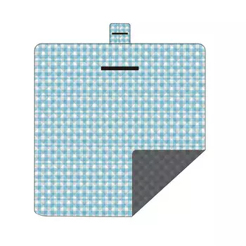 Kiversy коврик для пикника, влагостойкий коврик, принадлежности для улицы, коврик для палатки, коврик для травы, синий и белый, с сеткой 200*200 см