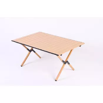 Kiversy Vinson Складной стол для яичных рулетов среднего размера, портативный грязеотталкивающий стол для кемпинга, кемпинга, KYS-812, цвет бука