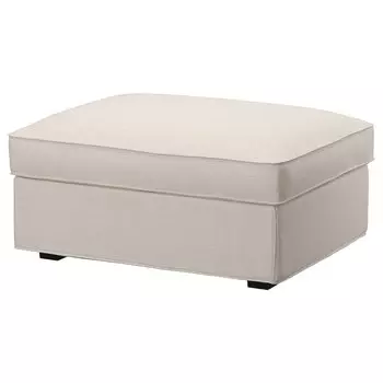 КИВИК Пуф с местом для хранения, Тресунд светло-бежевый KIVIK IKEA