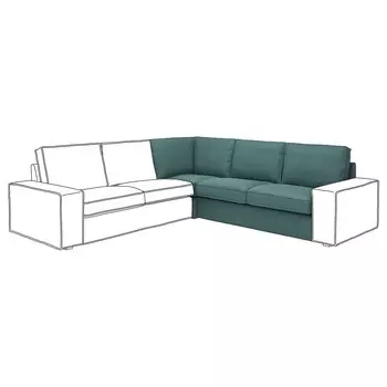 КИВИК Угловой шкаф, Келинге серо-бирюзовый KIVIK IKEA