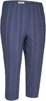 KjBRAND Капри "Susie Capri Wash & Go", негладкий, синий