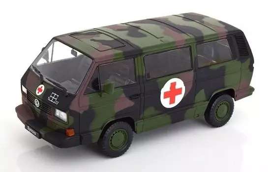 Kk-Scale Vw T3 Bus Syncro Bundeswehr Ambulanz 1:18 180969