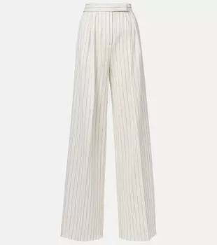 Кларион прямые брюки из хлопка и льна Max Mara, Caffe Riga