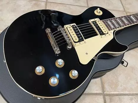 Классическая электрогитара Gibson Les Paul 2023, черное дерево Les Paul Classic Electric Guitar Ebony