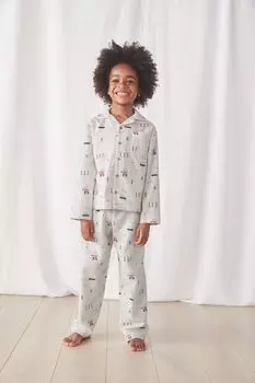 Классическая белая пижама The Company London Parade The White Company, белый