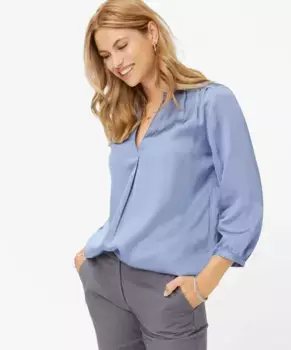 Классическая блузка Brax "Стиль ВИАН", синий