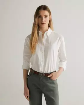 Классическая блузка-оксфорд однотонного Lloyd'S, белый