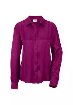 Классическая блузка-рубашка Madeleine, пурпурный