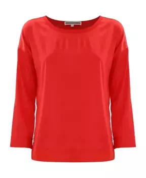 Классическая блузка с длинными рукавами Kocca, оранжевый