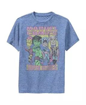 Классическая детская футболка Avengers для мальчика Marvel