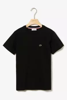 Классическая детская футболка Lacoste, черный