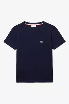 Классическая детская футболка Lacoste, синий