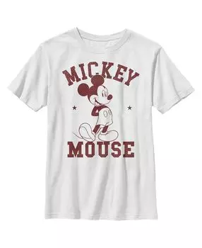 Классическая детская футболка с изображением Микки и друзей для мальчиков в позе звезды Disney
