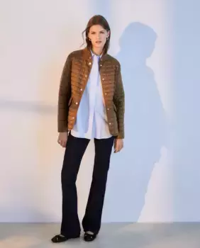 Классическая двусторонняя куртка-пуховик Woman El Corte Ingls, бежевый