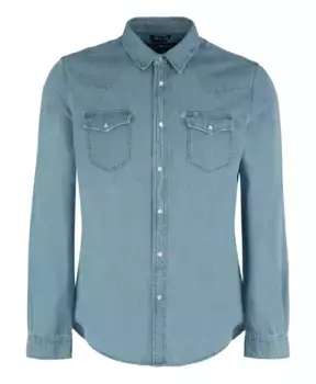 Классическая джинсовая рубашка Hydrogen, синий