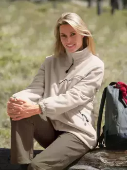 Классическая флисовая куртка, без капюшона Classic, цвет Natur