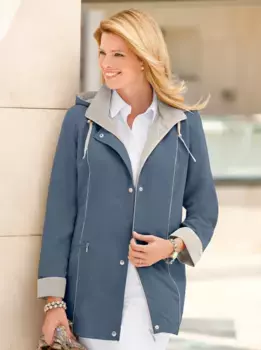 Классическая функциональная куртка с капюшоном Classic, синий