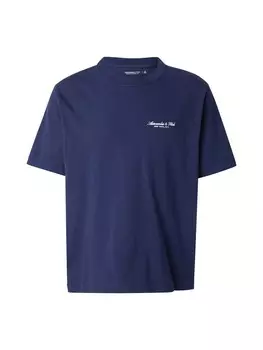 Классическая футболка Abercrombie & Fitch Shirt EMEA, темно-синий
