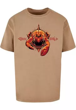 Классическая футболка ABSOLUTE CULT Shirt Aquaman - Brine King, кэмел