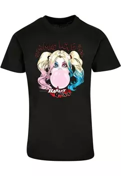 Классическая футболка ABSOLUTE CULT Shirt Batman - Harley Quinn Mad Love, черный