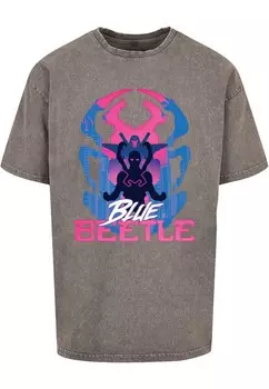 Классическая футболка ABSOLUTE CULT Shirt Blue Beetle - Posing, темно-серый